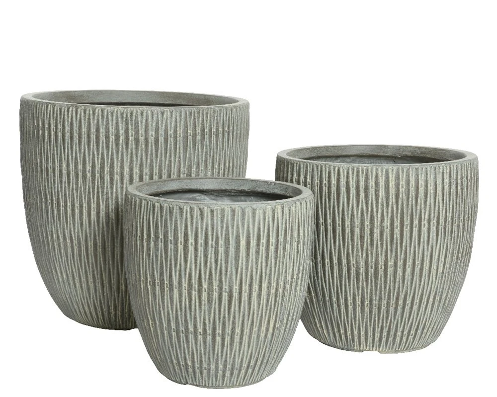 Pot James Grijs - Ø 31,5 X H 30,5 Cm 3 Pot James Grijs - Ø 31,5 X H 30,5 Cm - Afbeelding 3