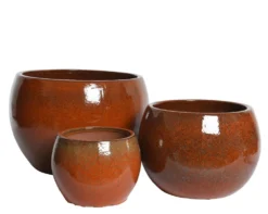 Pot Luca Oranje - Ø 31 X H 23 Cm -KeramiekHuisNederland pot luca oranje 31 x h 23 cm 1000x799 62416f1824821 l