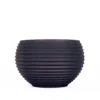 Pot Matt Black Rond - D53x35cm
