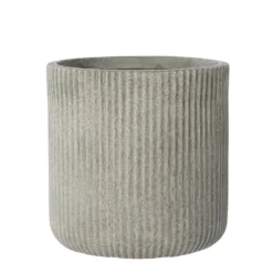 Pot Stripes Green - D 36 X H 36 Cm