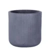 Pot Stripes Grey - D 45 X H 45 Cm