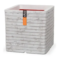 Pot Vierkant Row NL 40x40x40 Ivoor