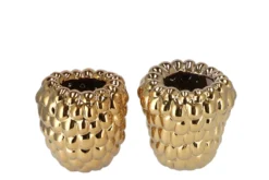 Raspberry Vaas Goud 19x19cm