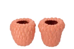 Raspberry Vaas Oudroze 19x19cm