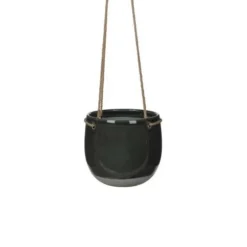 Resa Hangpot Rond D.grijs - H17xd18,5cm