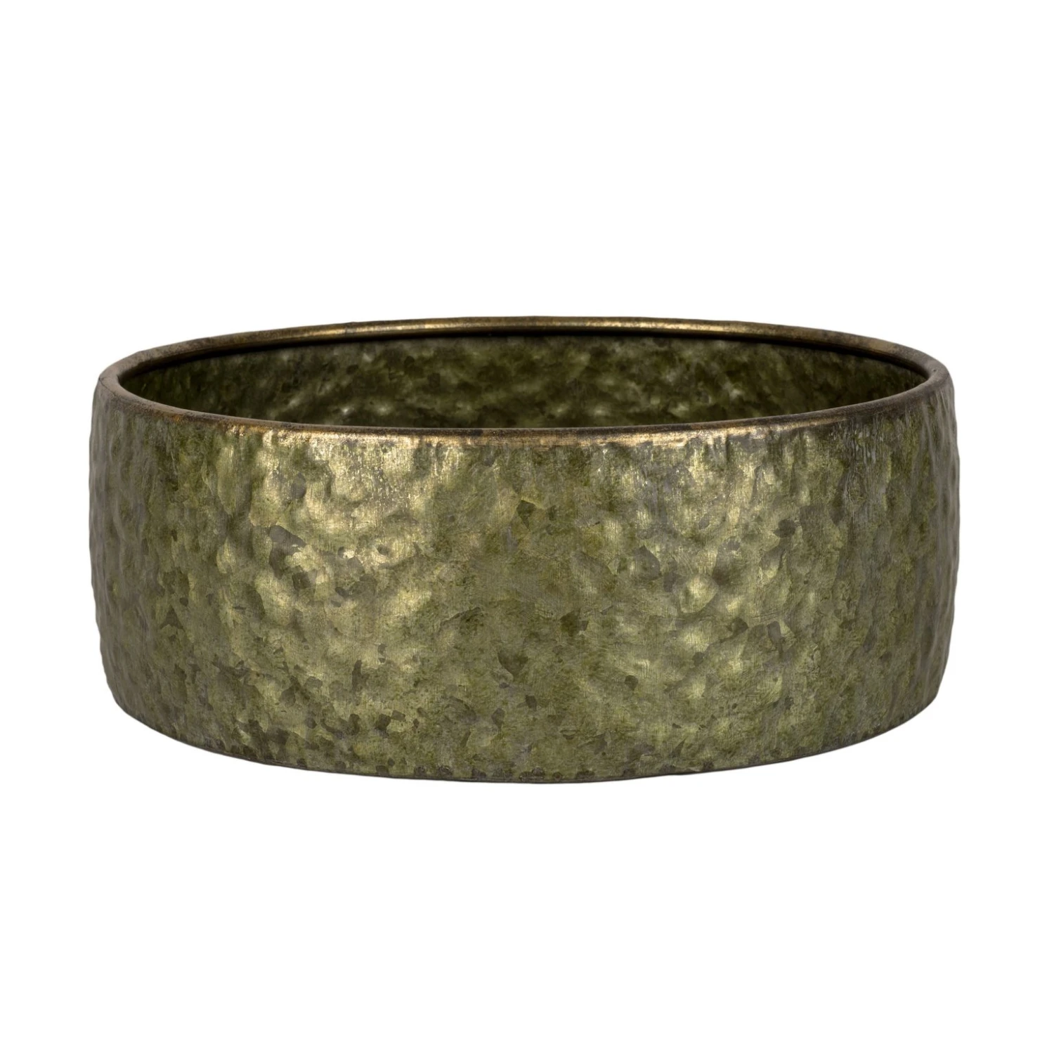 Schaal Metaal Antique Gold - Ø 30,5 X H 11,5 Cm 1 Schaal Metaal Antique Gold - Ø 30,5 X H 11,5 Cm