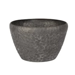 Schaal Metaal Antique Grey - Ø 28,5 X H 17 Cm