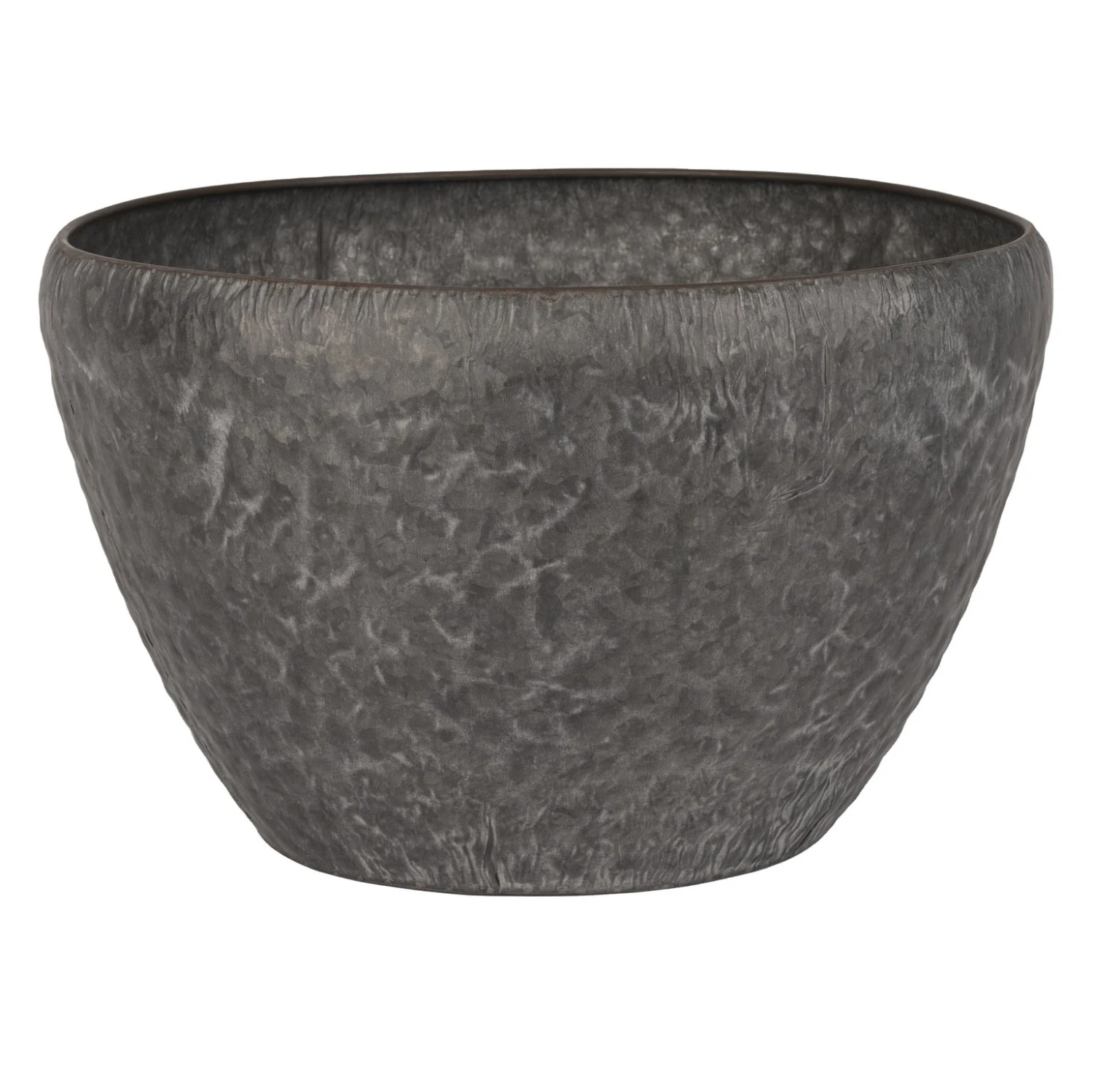 Schaal Metaal Antique Grey - Ø 33,5 X H 20 Cm 1 Schaal Metaal Antique Grey - Ø 33,5 X H 20 Cm