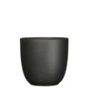 Tusca Pot Rond Zwart Mat - H25xd28cm