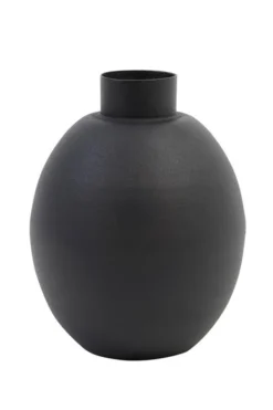 Vaas BINCO Mat Zwart - 12 X 12 X 16 Cm