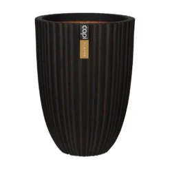 Vaas Elegant Laag Tube 46x58 Donkerbruin