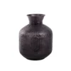 Vaas Metaal Rustique Black - H 35 X D 26 Cm