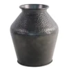 Vaas Metaal Rustique Black - H 35 X D 30 Cm